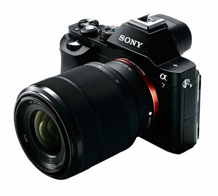 Cámara α7 con montura tipo E con sensor de fotograma completo